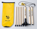 Pelovo Outdoor-Sportgerät mit Einzelteilen und transportablem Aufbau